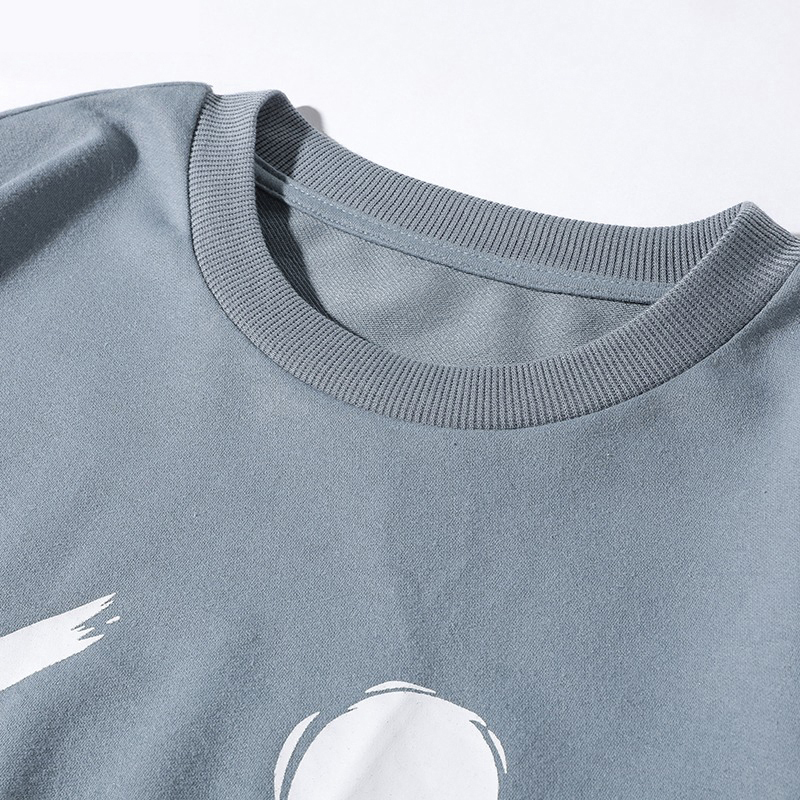 Spring and autumn customized fashion crewneck pullover unisex sweat shirts