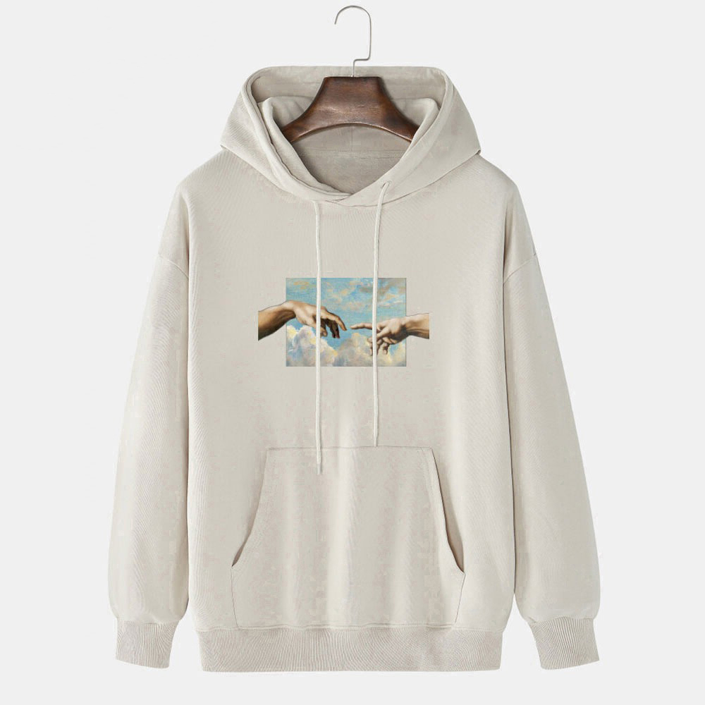  Quality Men Blank Plain Pullover Hoodies Sweatshirt Hoody Clothing